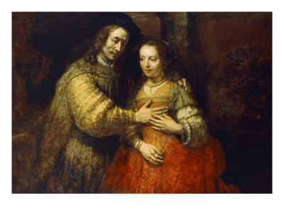 400x300 Rembrandt The Jewish Bride Art Amp Critique - The Jewish Bride Painting