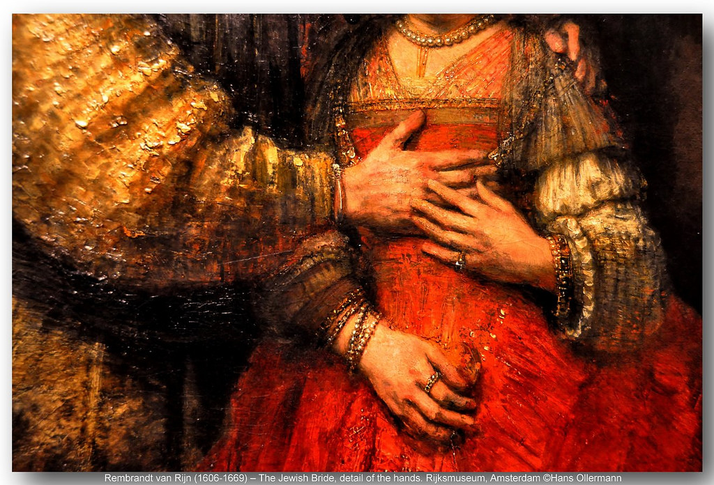 1024x696 Rembrandt Van Rijn (1606 1669) The Jewish Bride, Detail - The Jewish Bride Painting
