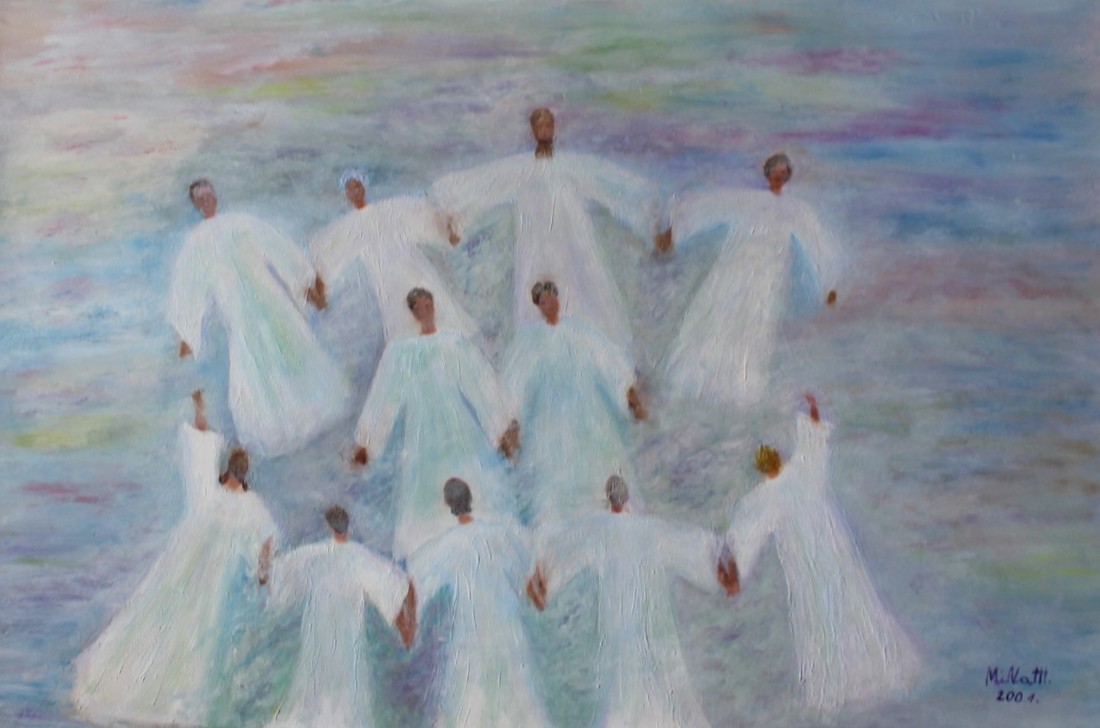 1100x728 Tarnow Jewish Cemetery - The Jewish Cemetery Painting