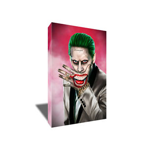 300x300 Suicide Squad Joker Canvas Jared Leto Poster Photo Painting - The Joker Canvas Painting
