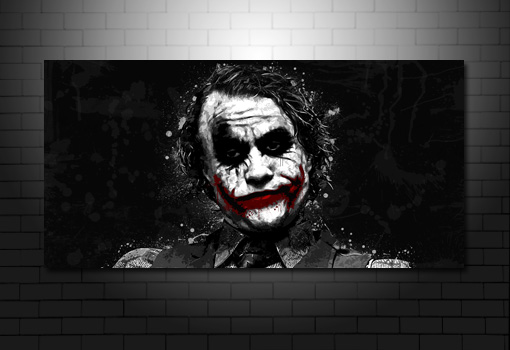 510x350 The Joker Canvas Art - The Joker Canvas Painting