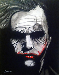 236x300 Heath Ledger Joker Paintings Fine Art America - The Joker Heath Ledger Painting