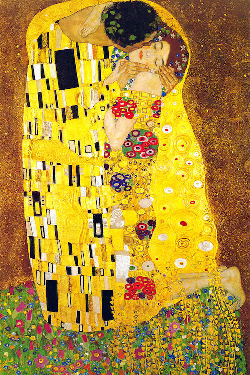 500x750 The Kiss Canvas Wall Art By Gustav Klimt Icanvas - The Kiss Painting