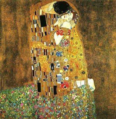 391x401 The Kiss (1907) By Gustav Klimt, The Kiss Statue, Lovers Hugging - The Kiss Painting
