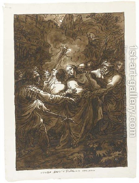 448x591 The Kiss Of Judas Felice Giani Reproduction 1st Art Gallery - The Kiss Of Judas Painting