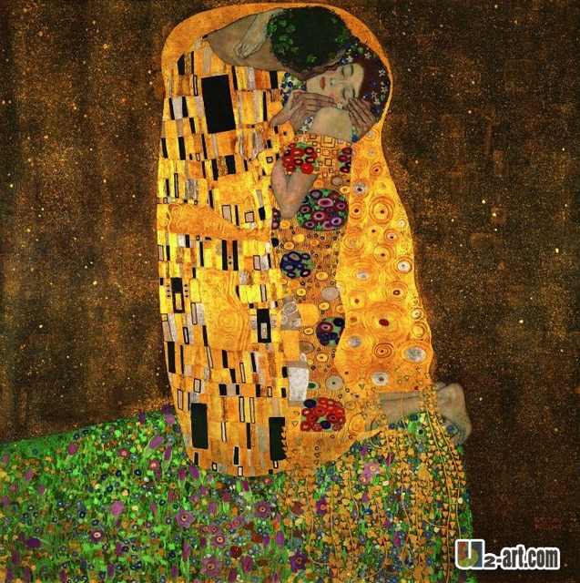 637x640 Canvas Print By Gustav Klimt The Kiss Giclee Prints Reproduction - The Kiss Painting