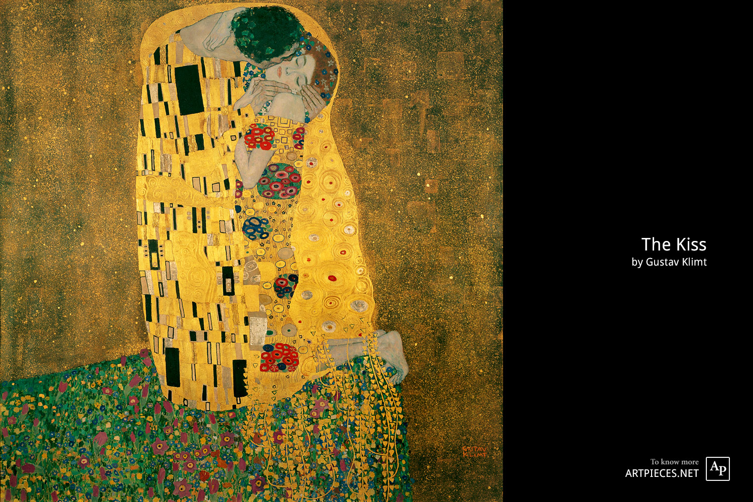 1500x1000 The Kiss Gustav Klimt - The Kiss Painting Artist