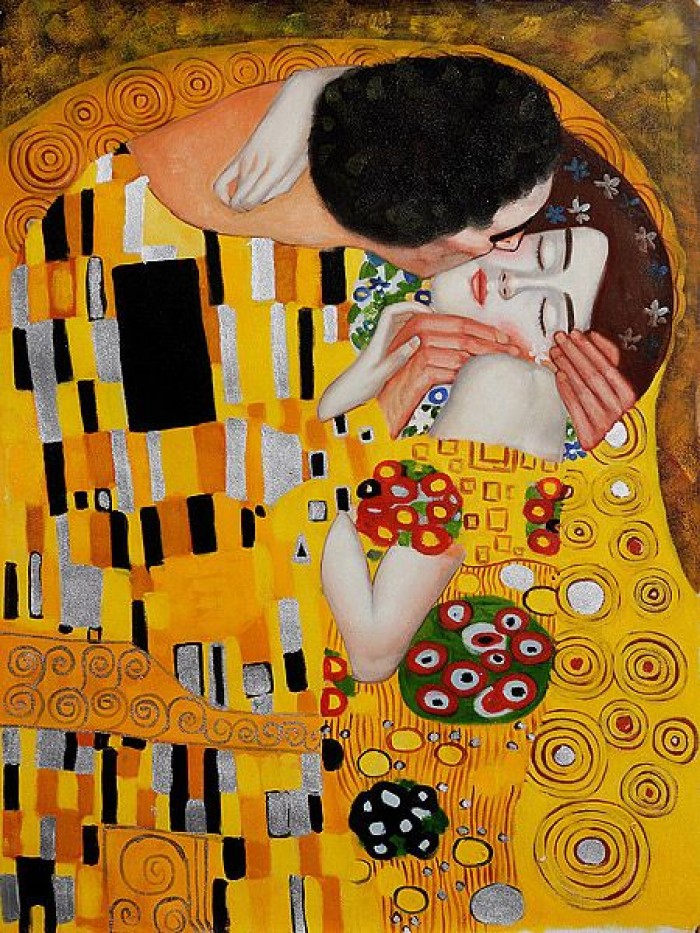 700x933 The Kiss Ii - The Kiss Painting Original