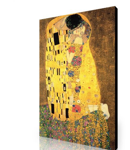 434x500 Large Canvas Gustav Klimt Kiss - The Kiss Painting Print