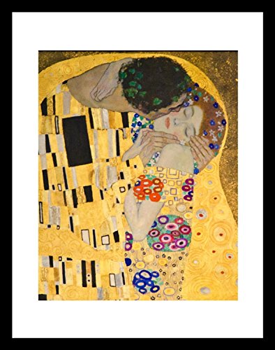 394x500 Professionally Framed Gustav Klimt The Kiss Detail Art Print - The Kiss Painting Print