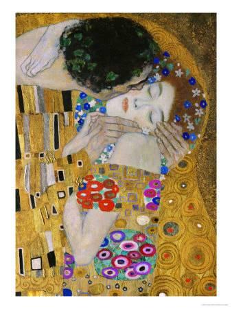 338x450 The Kiss, Der Kuss, Close Up Of Heads Giclee Print By Gustav Klimt - The Kiss Painting Print