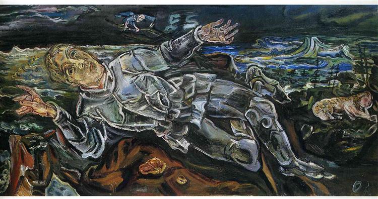 750x396 Knight Errant (Self Portrait), 1915 - The Knight Errant Painting