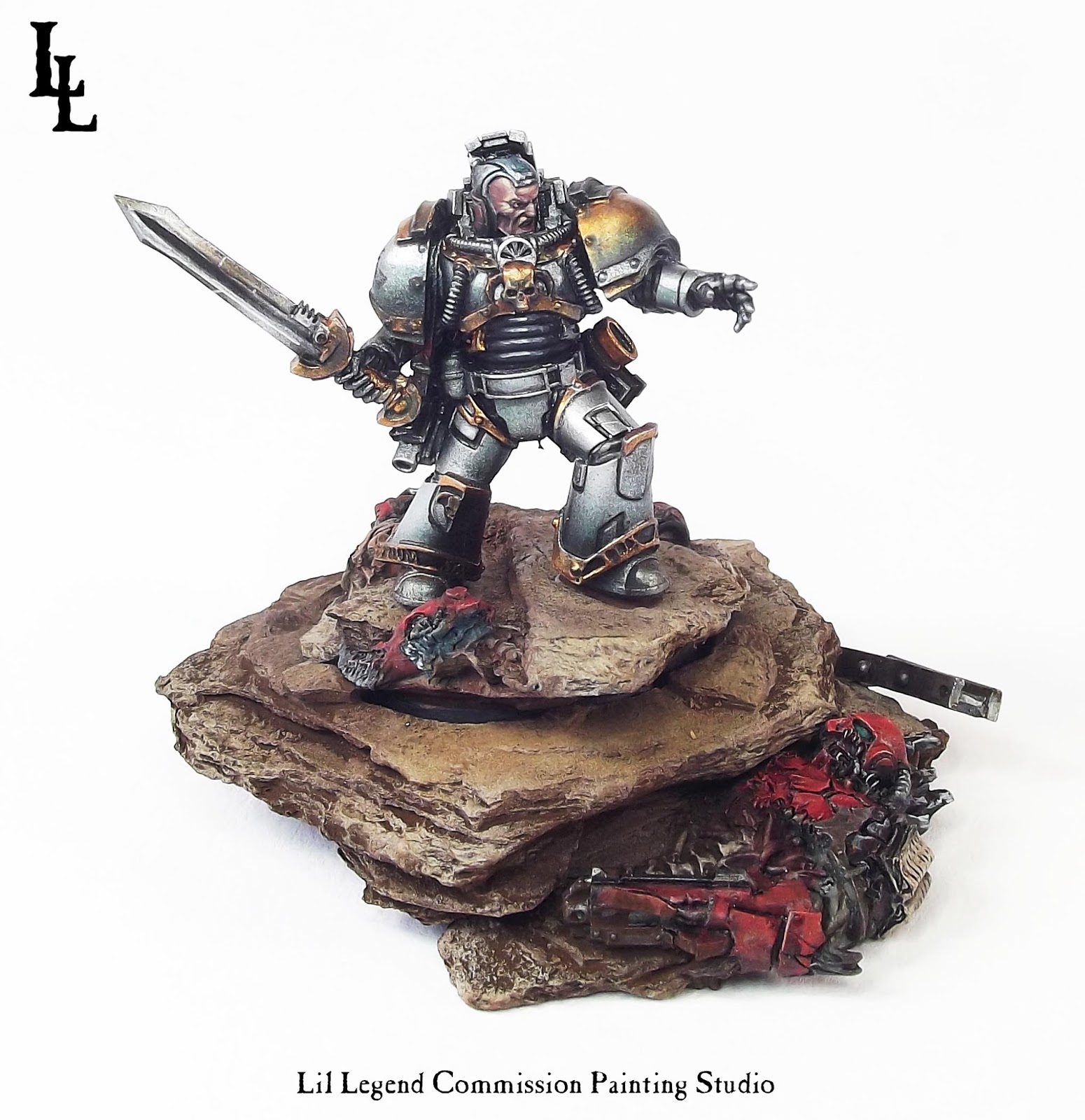 1550x1600 Lillegend Commission Painting Studio The Silent War. Tylos Rubio - The Knight Errant Painting