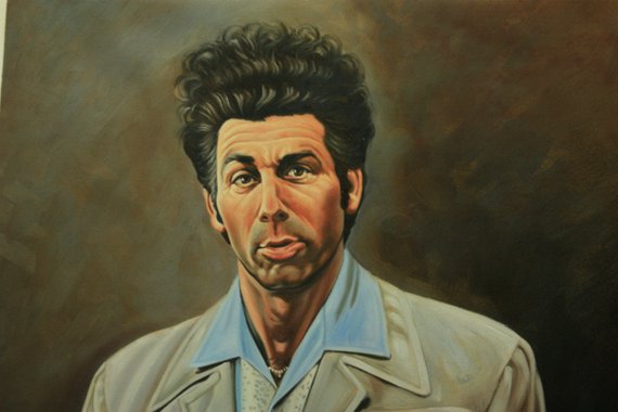 570x380 Seinfeld Cosmo Kramer Reproduction Painting 24x36. 100% - The Kramer Painting