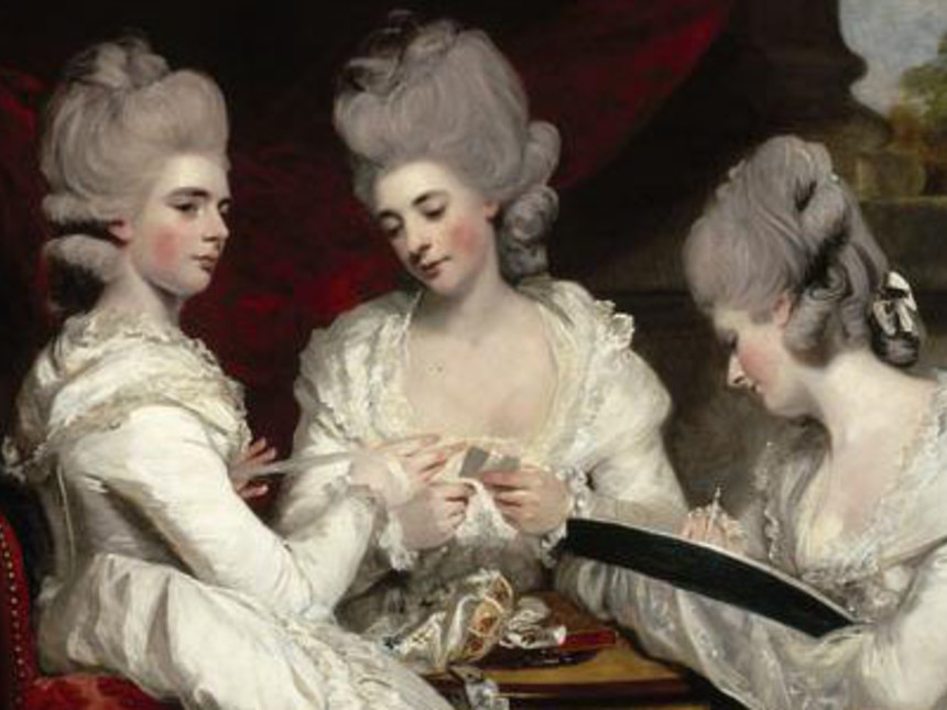 860x645 Sir Joshua Reynolds, The Ladies Waldegrave Scottish National Gallery - The Ladies Waldegrave Painting