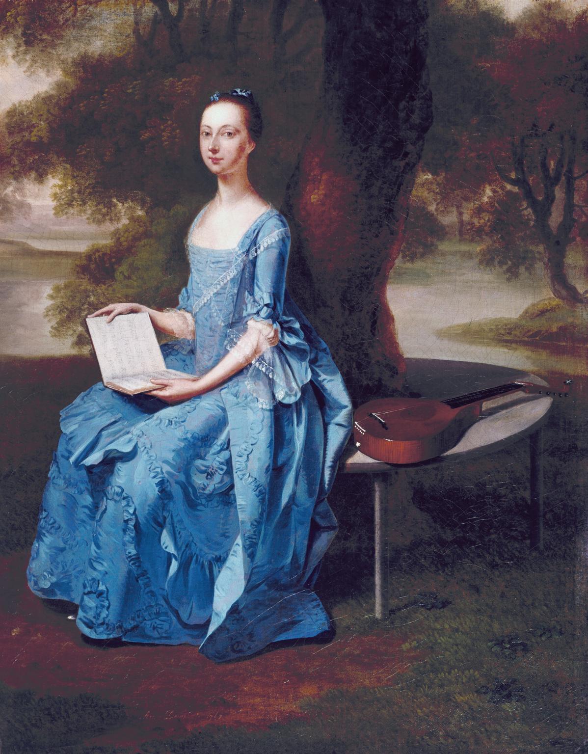 1198x1536 A Lady In Blue', Arthur Devis, 1757 Tate - The Lady In Blue Painting
