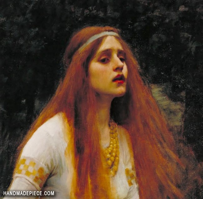 650x635 John William Waterhouse The Lady Of Shalott Reproduction - The Lady Of Shalott Painting
