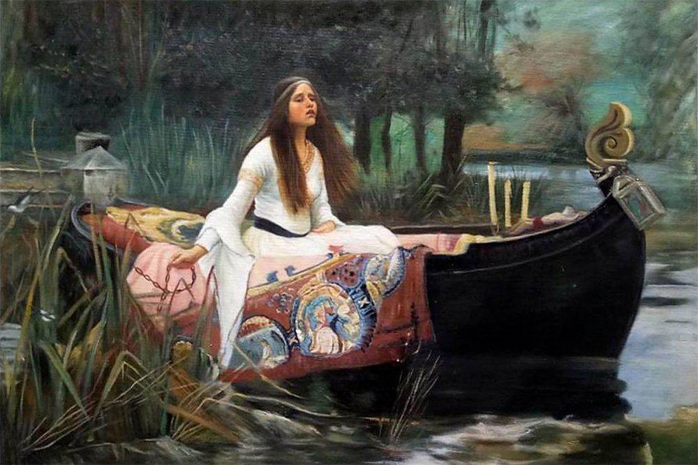 1000x666 The Lady Of Shalott - The Lady Of Shalott Painting