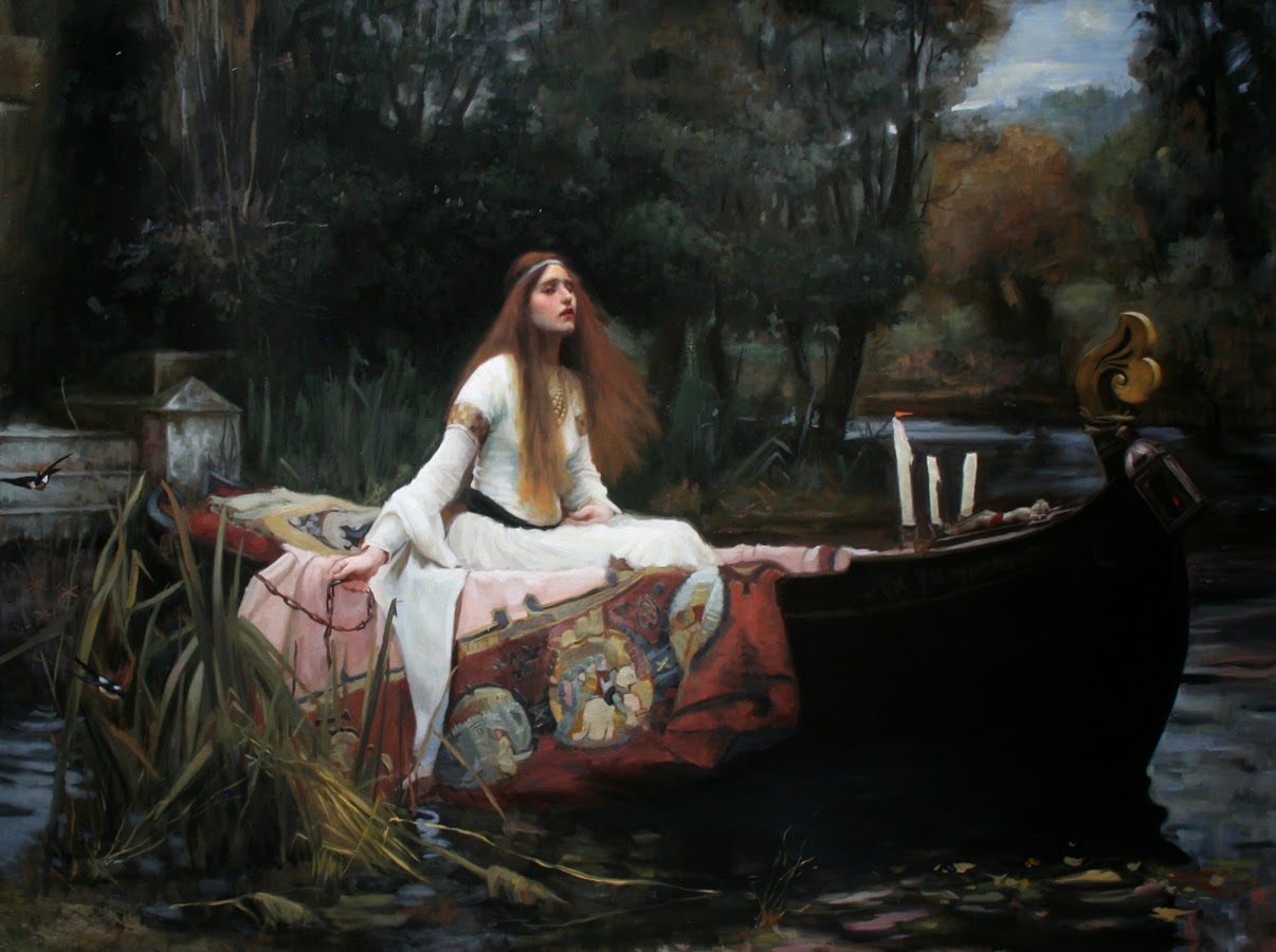 Lady of shalott картина