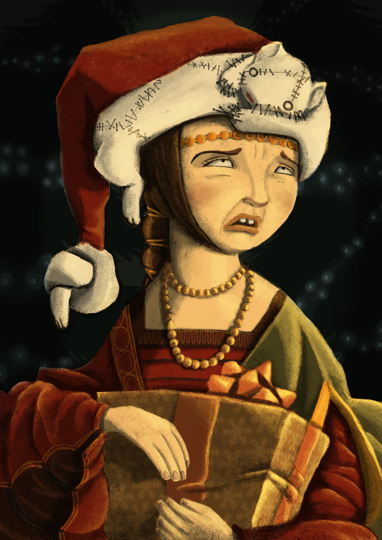 752x1063 The Lady With An Ermine Her Head By Lesabsents - The Lady With The Ermine Painting