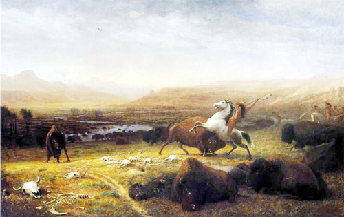 500x315 Last Of The Buffalo - The Last Buffalo Painting