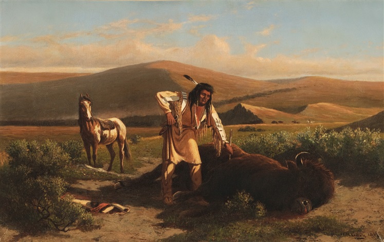 747x470 The Last Buffalo By William De La Montagne Cary On Artnet - The Last Buffalo Painting