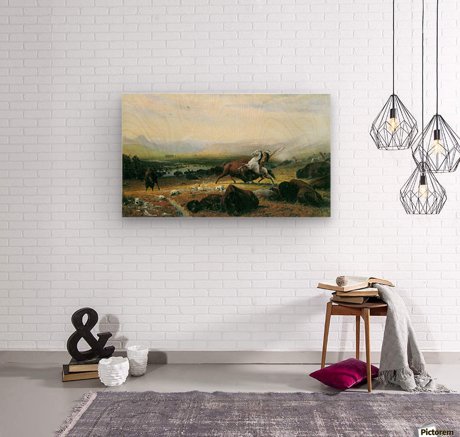 948x900 The Last Buffalo By Bierstadt - The Last Buffalo Painting