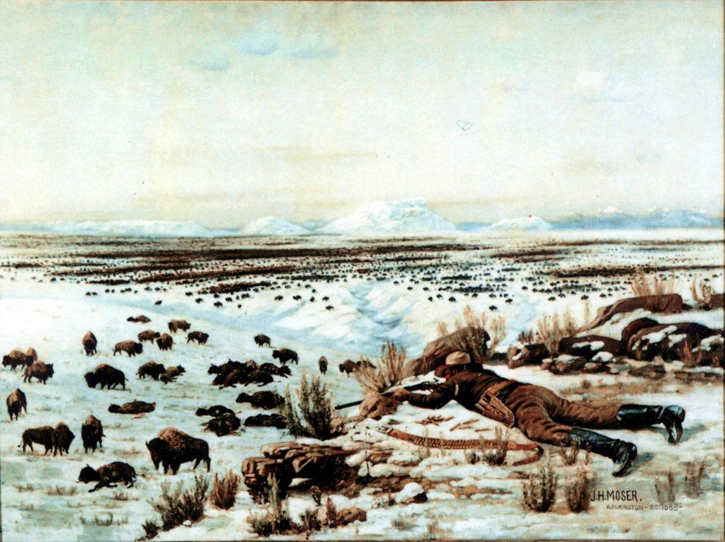 1024x766 The Same Year Albert Bierstadt Created The Last Of The Buffalo - The Last Buffalo Painting