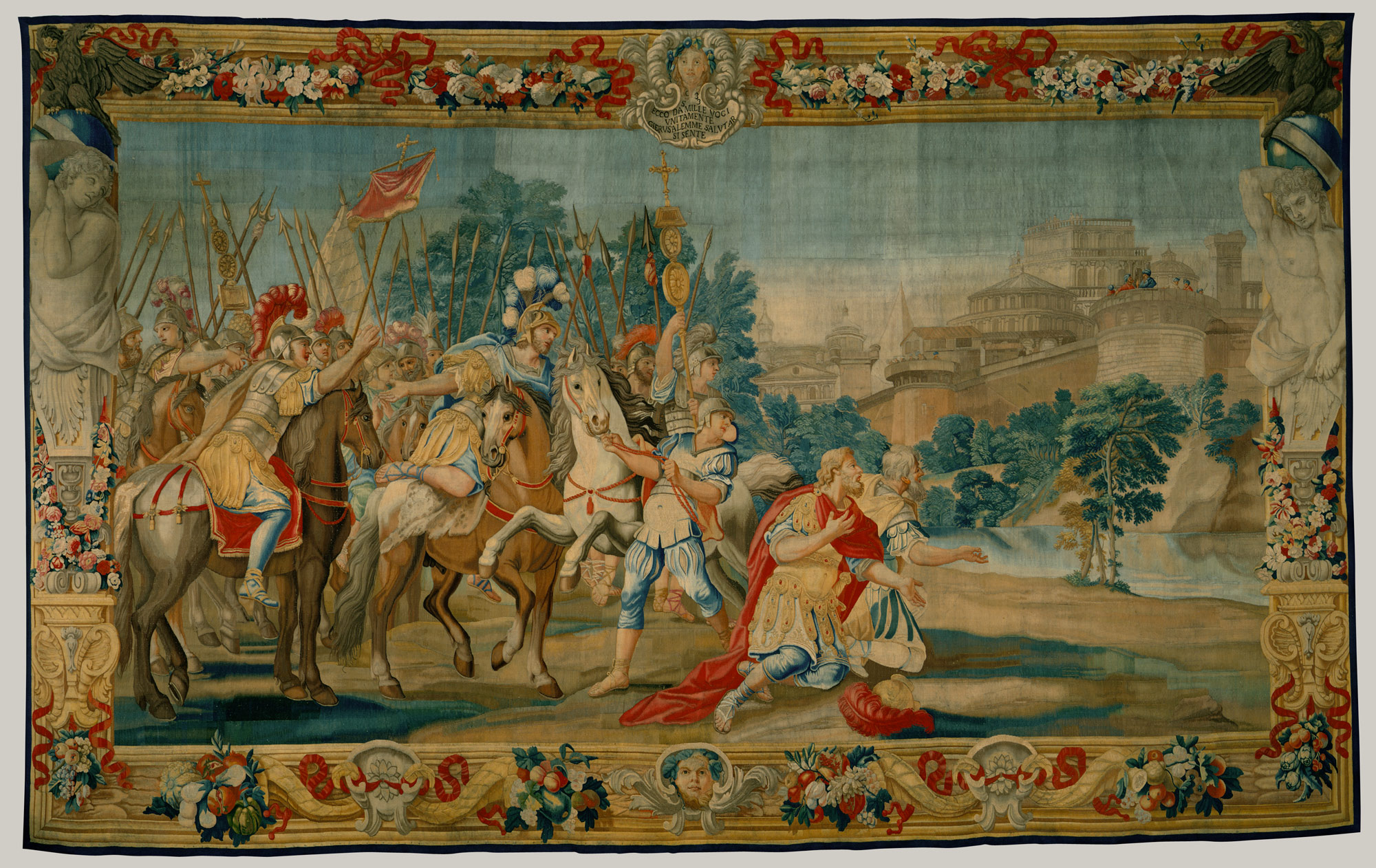 2000x1262 The Crusaders Reach Jerusalem (From A Set Of Scenes - The Last Crusader Painting