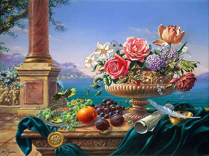 667x500 Bob Pejman's Last Days Of Pompeii - The Last Days Of Pompeii Painting