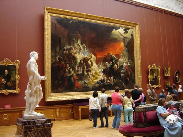 600x450 First Day Of The Russian Brush - The Last Days Of Pompeii Painting