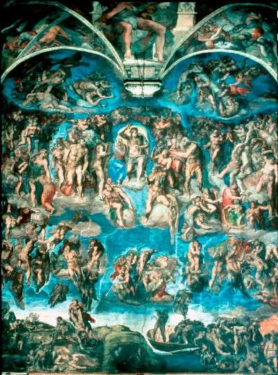 400x539 Michelangelo's Last Judgment Howstuffworks - The Last Judgment Painting