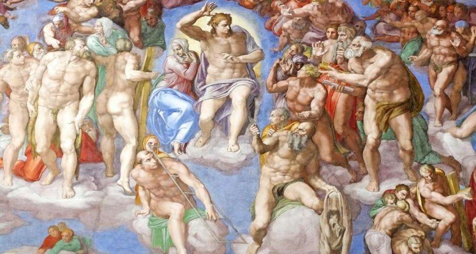 930x497 Michelangelo's Sistine Chapel The Last Judgement (Part Ii) L - The Last Judgment Painting