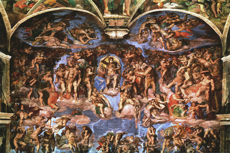 750x500 Michelangelo Paintings The Last Judgement Michelangelo Paintings - The Last Judgment Painting