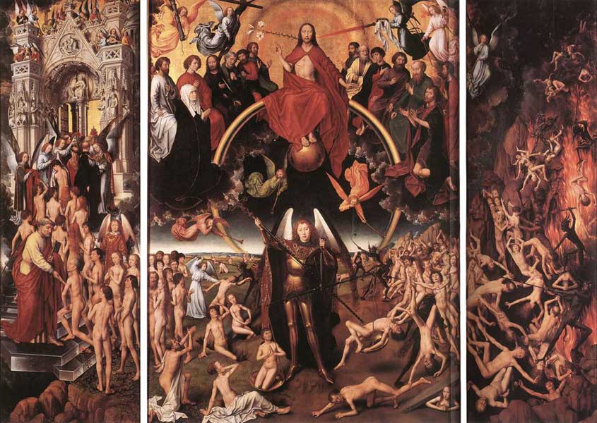 845x600 Hans Memling The Last Judgement - The Last Judgment Painting