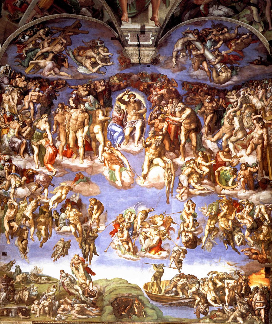 950x1130 Last Judgement, Michelangelo's Sistine Masterpiece - The Last Judgment Painting