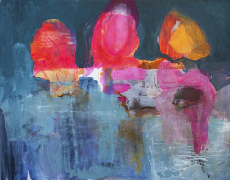 770x602 Saatchi Art Sunsets. The Last Kiss. Painting By Alina Fedotova - The Last Kiss Painting