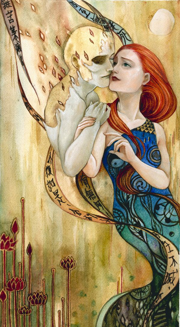 600x1091 The Last Kiss By Jurithedreamer Eeriness And Spooks - The Last Kiss Painting