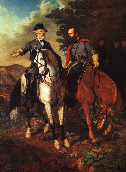 500x683 The Last Meeting Of Lee And Jackson 1864 Painting Everett B D - The Last Meeting Painting