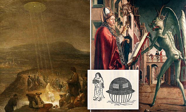 636x382 Theory Claims That Signs Of Early Visits From Aliens Can Be Found - The Last Sit Down Painting