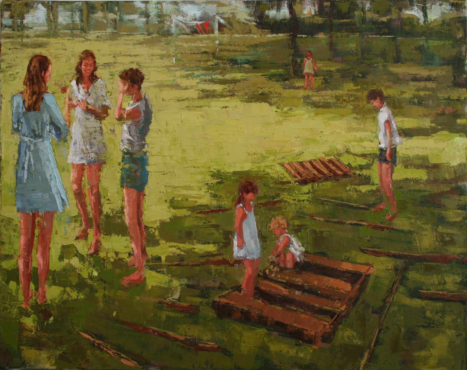 1600x1270 The Ongoing Process Model Paintings - The Last Sit Down Painting