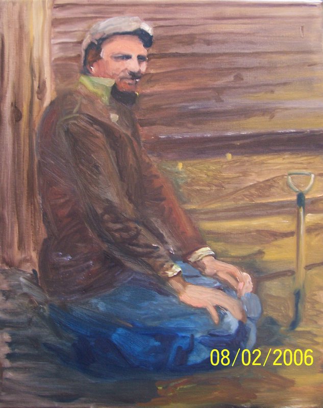633x800 Vanvliet Art Blog A Painting Today, You Can'T Keep A Good Man Down - The Last Sit Down Painting
