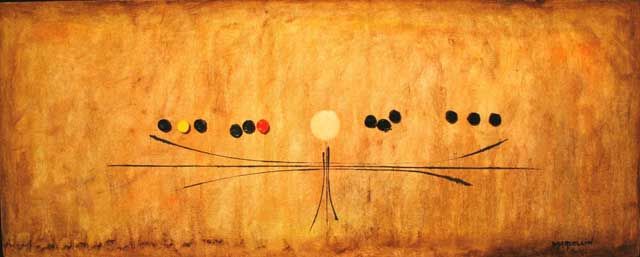 640x257 Last Supper Abstract - The Last Supper Abstract Painting