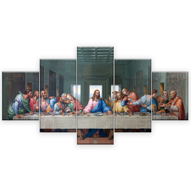 The Last Supper Canvas Painting at PaintingValley.com | Explore ...