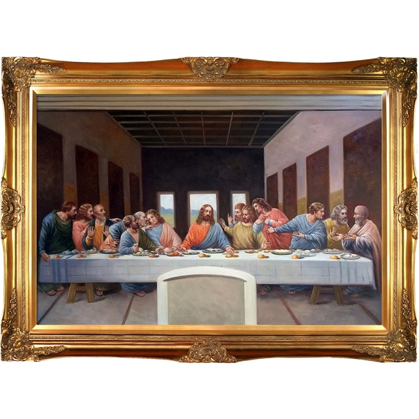 600x600 Shop Leonardo Da Vinci - The Last Supper Canvas Painting