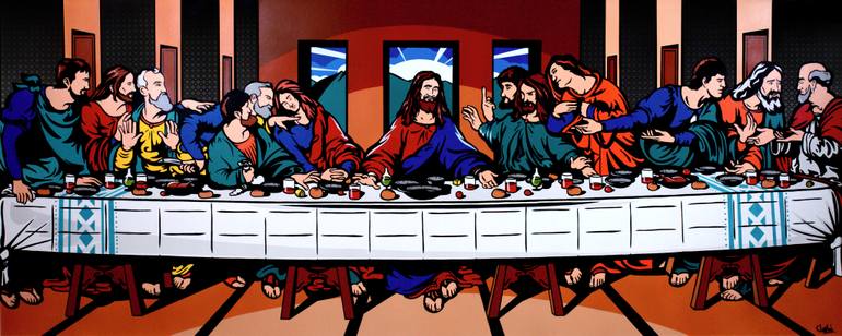 770x308 Saatchi Art The Last Supper Painting By James Lee - The Last Supper Painting