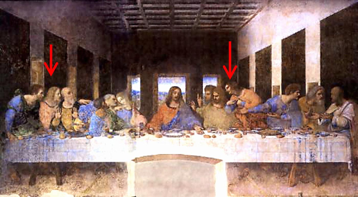 1400x772 Just A Girl The Davinci Code The Last Supper - The Last Supper Real Painting