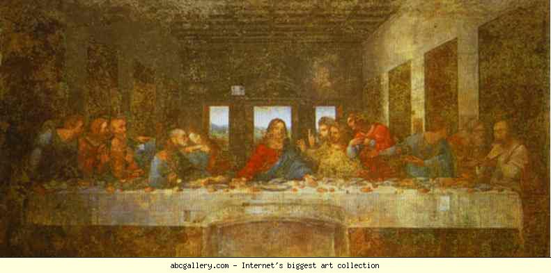 791x393 Leonardo Da Vinci. The Last Supper. - The Last Supper Real Painting