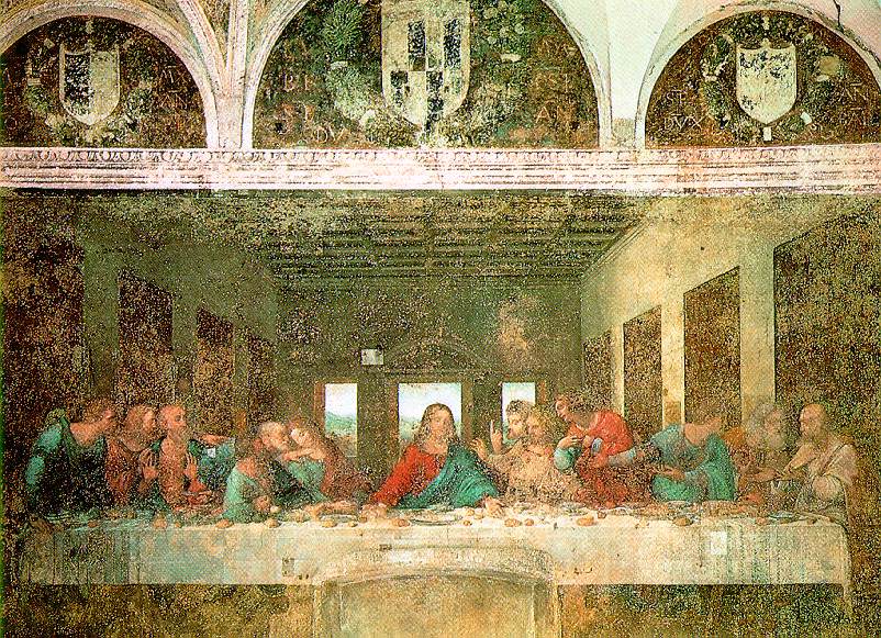 802x581 The Last Supper Painting Leonardo Da Vinci Oil Paintings - The Last Supper Real Painting