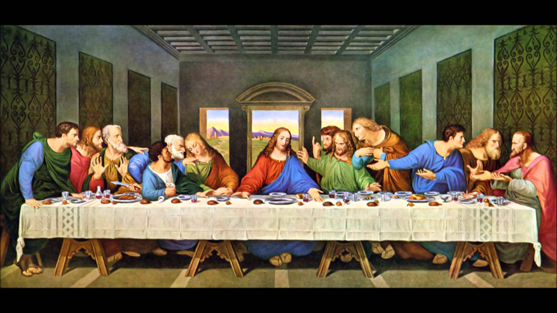 1920x1080 The Last Supper Wallpapers - The Last Supper Real Painting